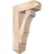 Ekena Millwork Balboa Arts and Crafts Smooth Bracket w/ Offset Brace, Douglas Fir, 7 1/2"W x 22"D x 34"H BKT0806X22X34BOA03SDF - alternate 1